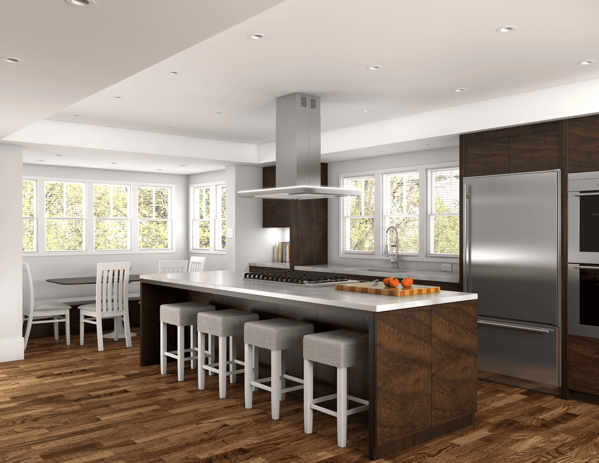 Luce Island, 90cm, SS, 600 CFM, ACT, LED