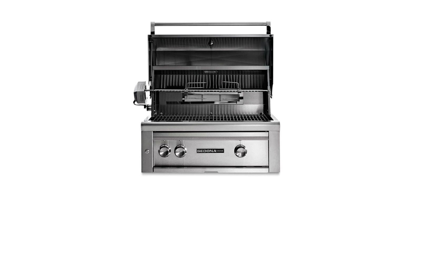 30" SEDONA BUILT-IN GRILL WITH ROTISSERIE, 1 PROSEAR INFRARED BURNER AND 1 STAINLESS STEEL BURNER (L501PSR)