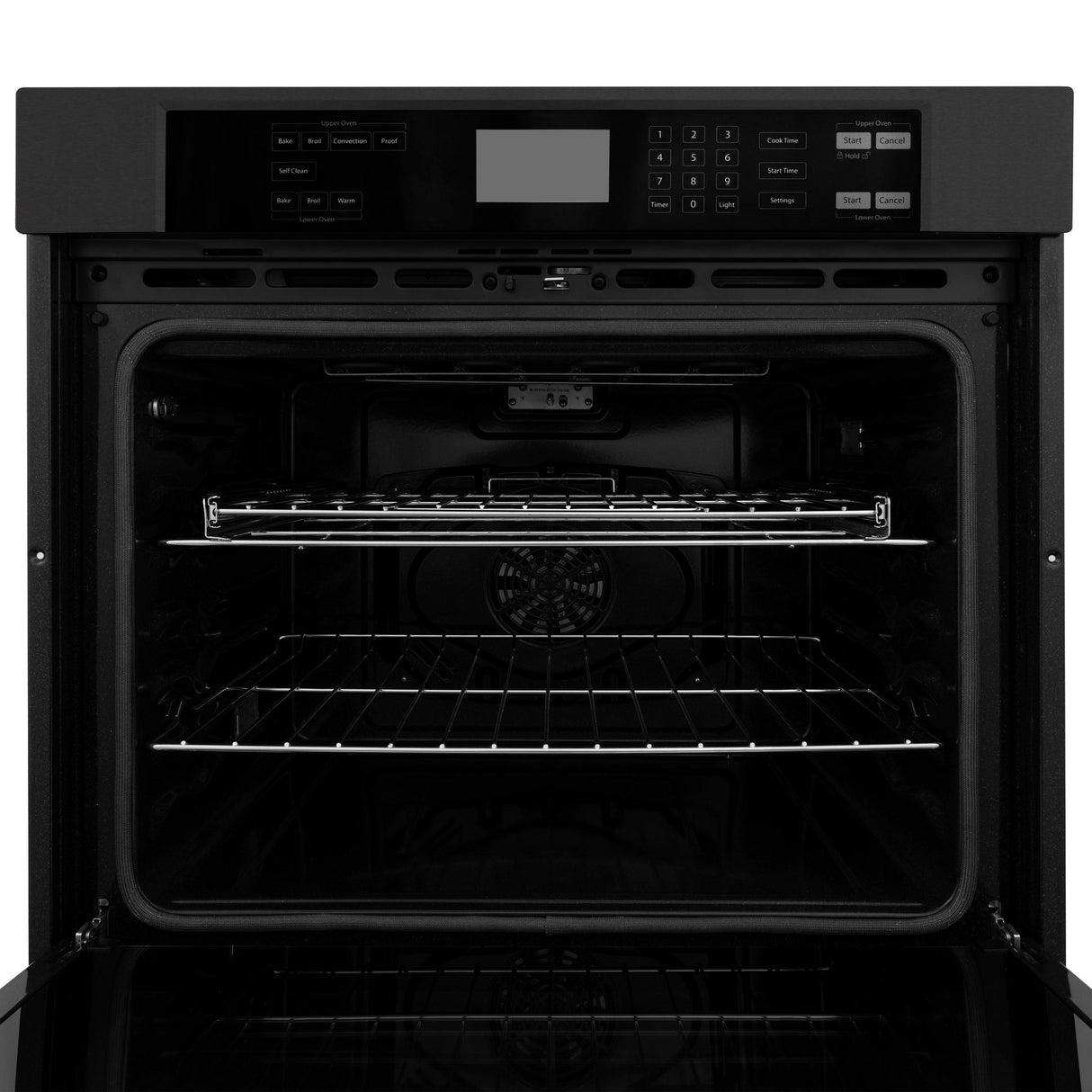 ZLINE 30 in. Professional Double Wall Oven with Self Clean (AWD-30) [Color: Black Stainless Steel]
