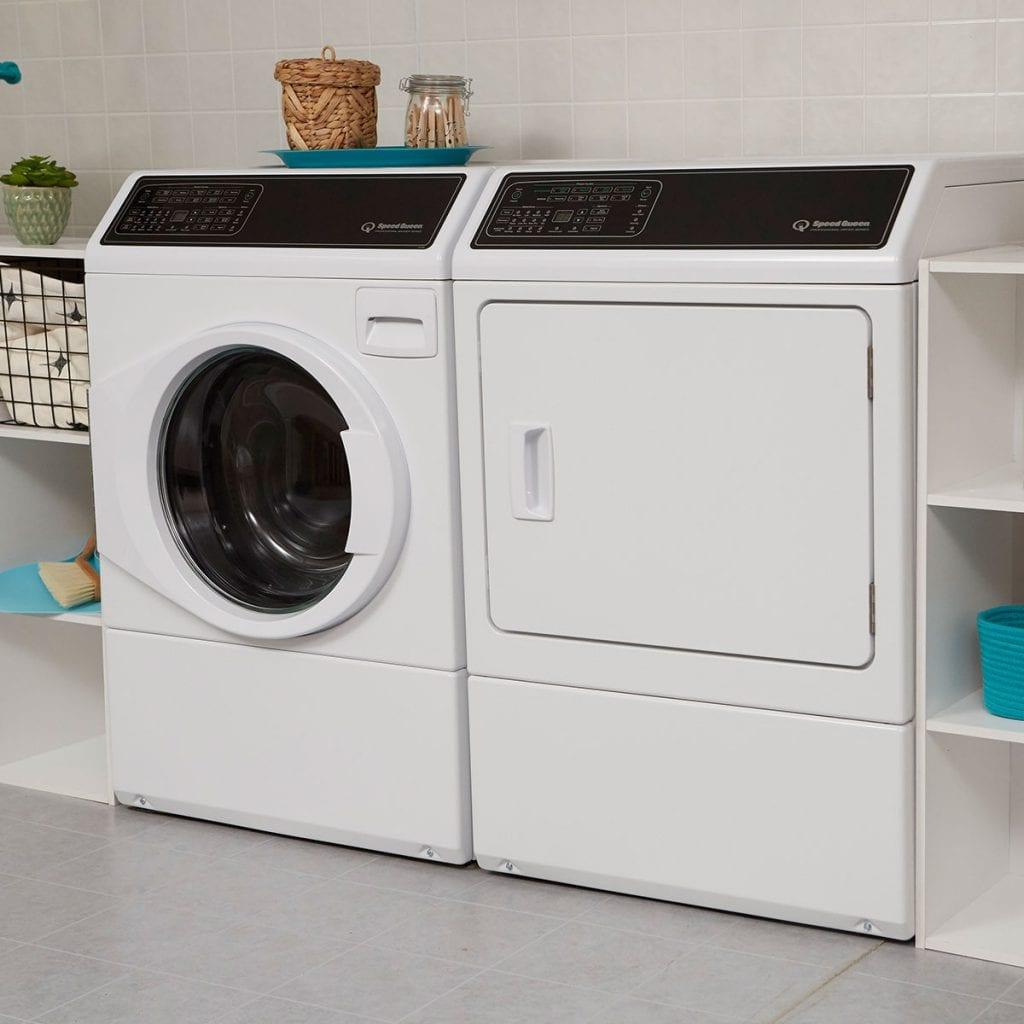 DF7 White Gas Dryer with Front Control  5-Year Warranty