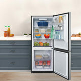 Danby 10 cu. ft. Bottom Mount Apartment Size Fridge in Stainless Steel