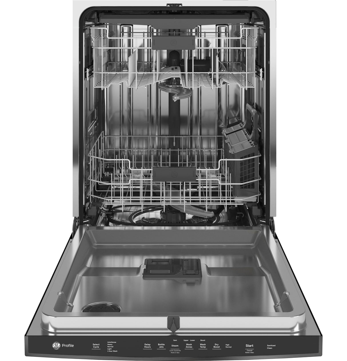 GE Profile™ ENERGY STAR® Fingerprint Resistant Top Control with Stainless Steel Interior Dishwasher with Sanitize Cycle & Twin Turbo Dry Boost