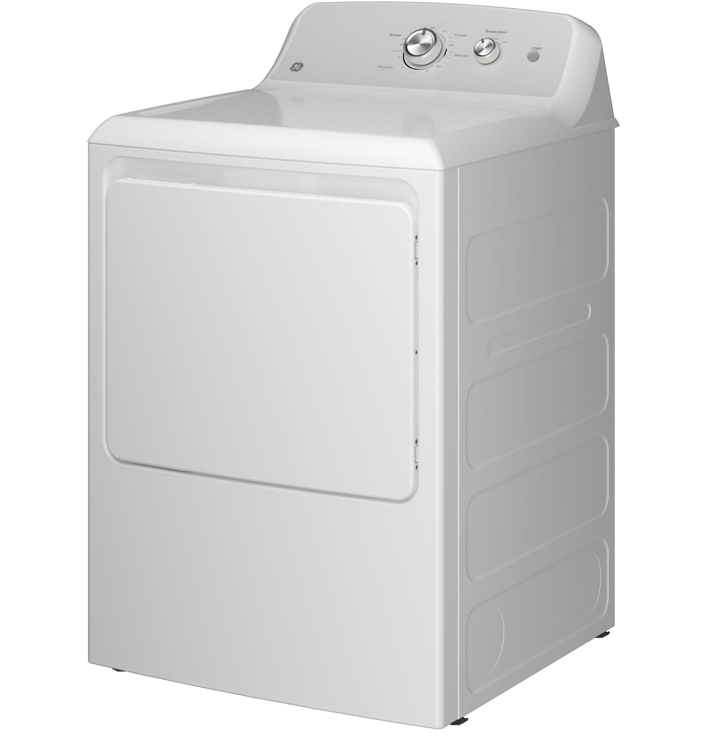 GE® 7.2 cu. ft. Capacity Gas&#x00A0;Dryer with Up To 120 ft. Venting and Reversible Door&#x200B;