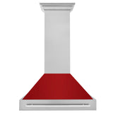 ZLINE 36 in. DuraSnow Stainless Steel Range Hood with DuraSnow Shell (8654SNX-36) [Color: Blue Matte]