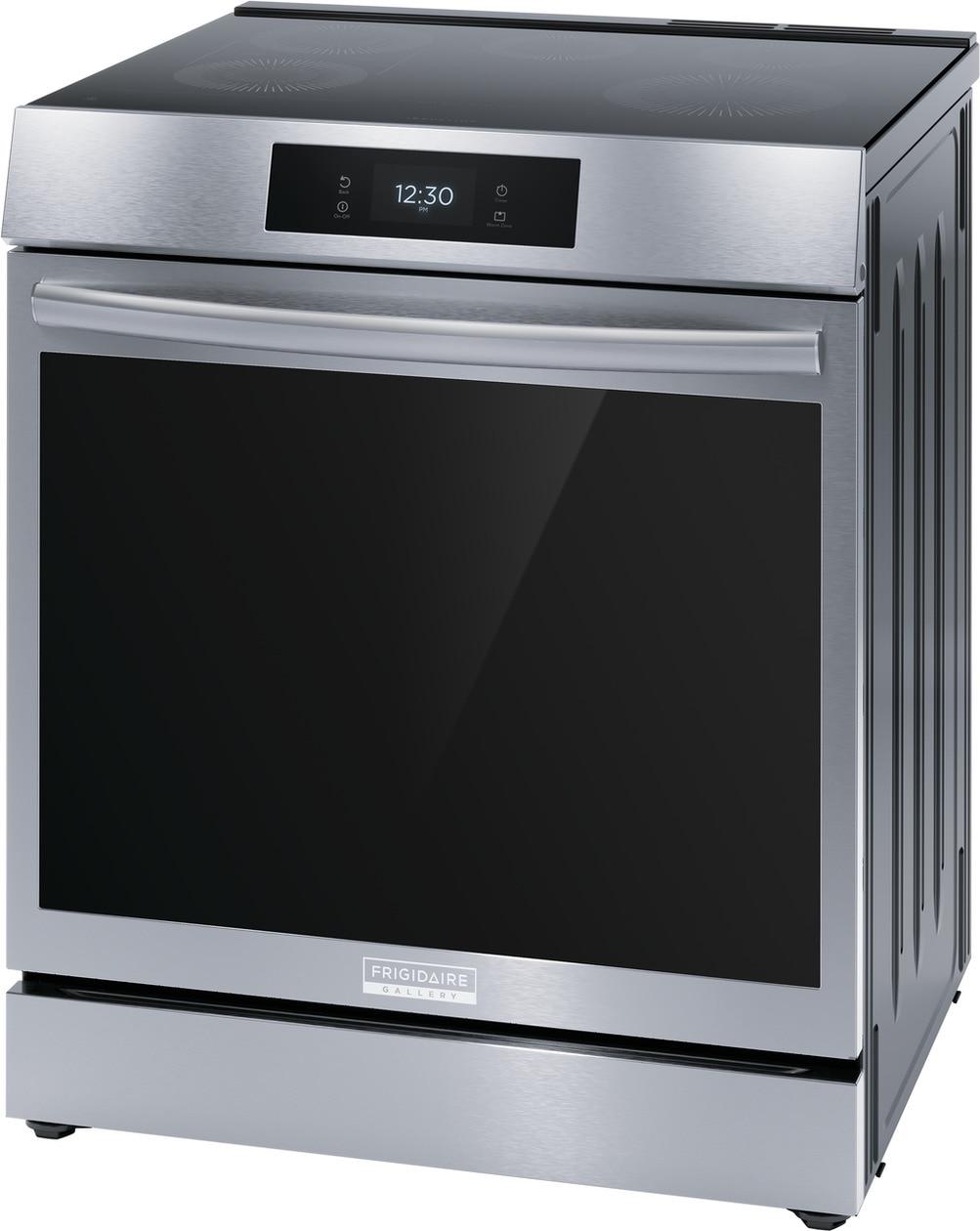30" Front Control Induction Range with Total Convection