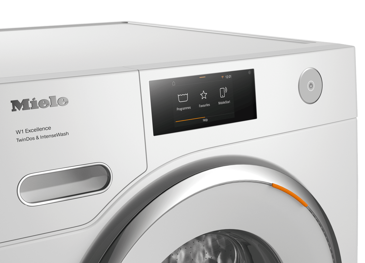 WXR860 WCS TDos & IntenseWash Lotus white - W1 front-loading washing machine: 8 kg  1600 rpm  Auto Dosing  IntenseWash  Pre-Ironing  SingleWash