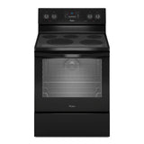 Whirlpool® 6.4 Cu. Ft. Freestanding Electric Range with AquaLift® Self-Cleaning Technology - Black