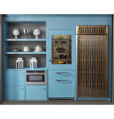 Monogram 30" Integrated Glass-Door Refrigerator for Single or Dual Installation