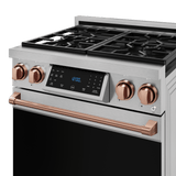 30 Inch Professional Lp Range With Tilt Panel Touch Control In Stainless Steel/rose Gold  Gordon Ramsay Series