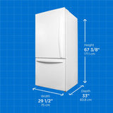Danby Designer 18.7 cu. ft. Apartment Fridge Bottom Mount in White