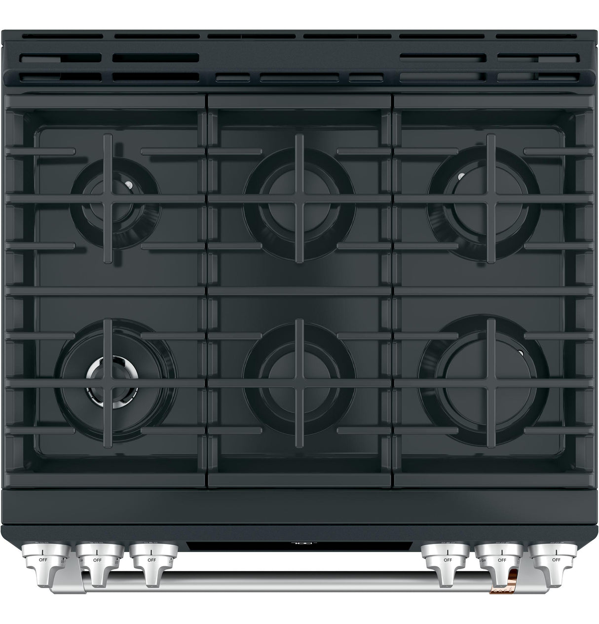Café™ 30" Smart Slide-In, Front-Control, Gas Range with Convection Oven