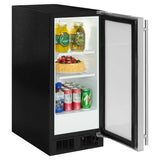 15-In Built-In All Refrigerator with Door Style - Stainless Steel, Door Swing - Right