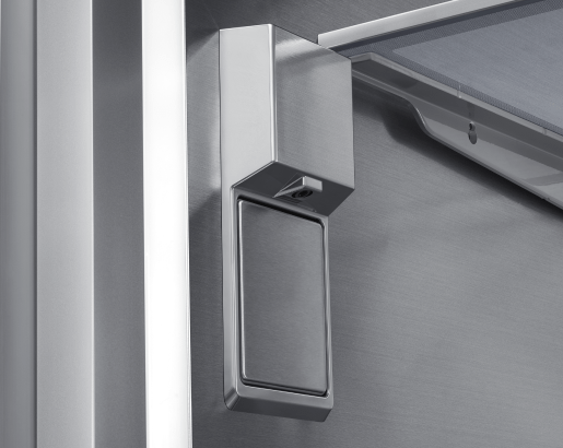 30 Inch Column Refrigerator Transitional Style / Silver Stainless / Left Hinge