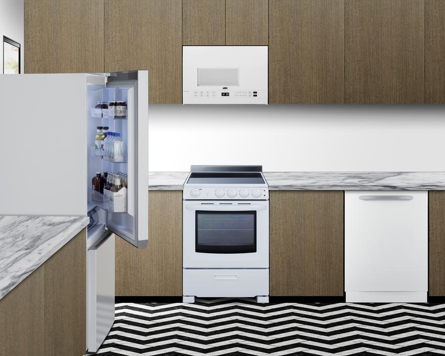 30" Wide Bottom-mount Refrigerator-freezer, Counter Depth