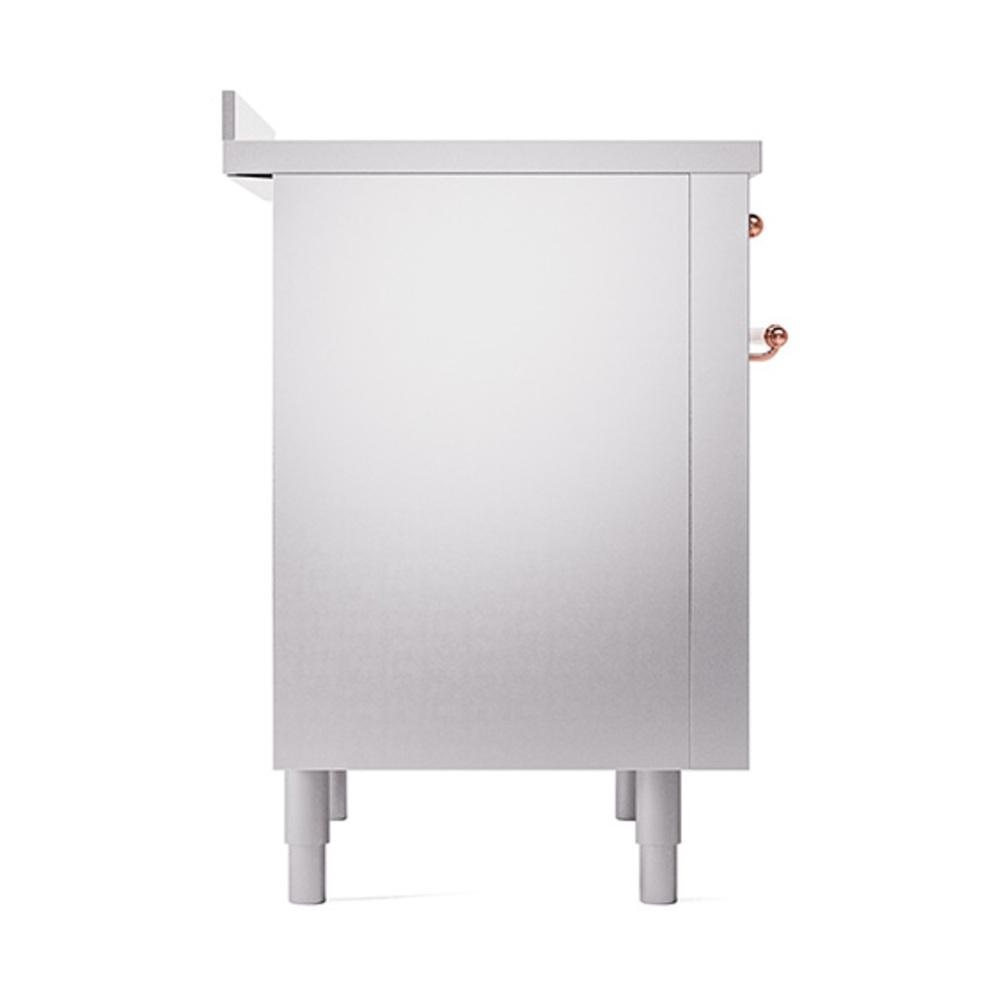 ILVE UNI366QNMPSSP Nostalgie II Noblesse 36 inch Induction Range (Solid Door, Stainless Steel, Copper)