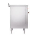 ILVE UNI366QNMPSSP Nostalgie II Noblesse 36 inch Induction Range (Solid Door, Stainless Steel, Copper)