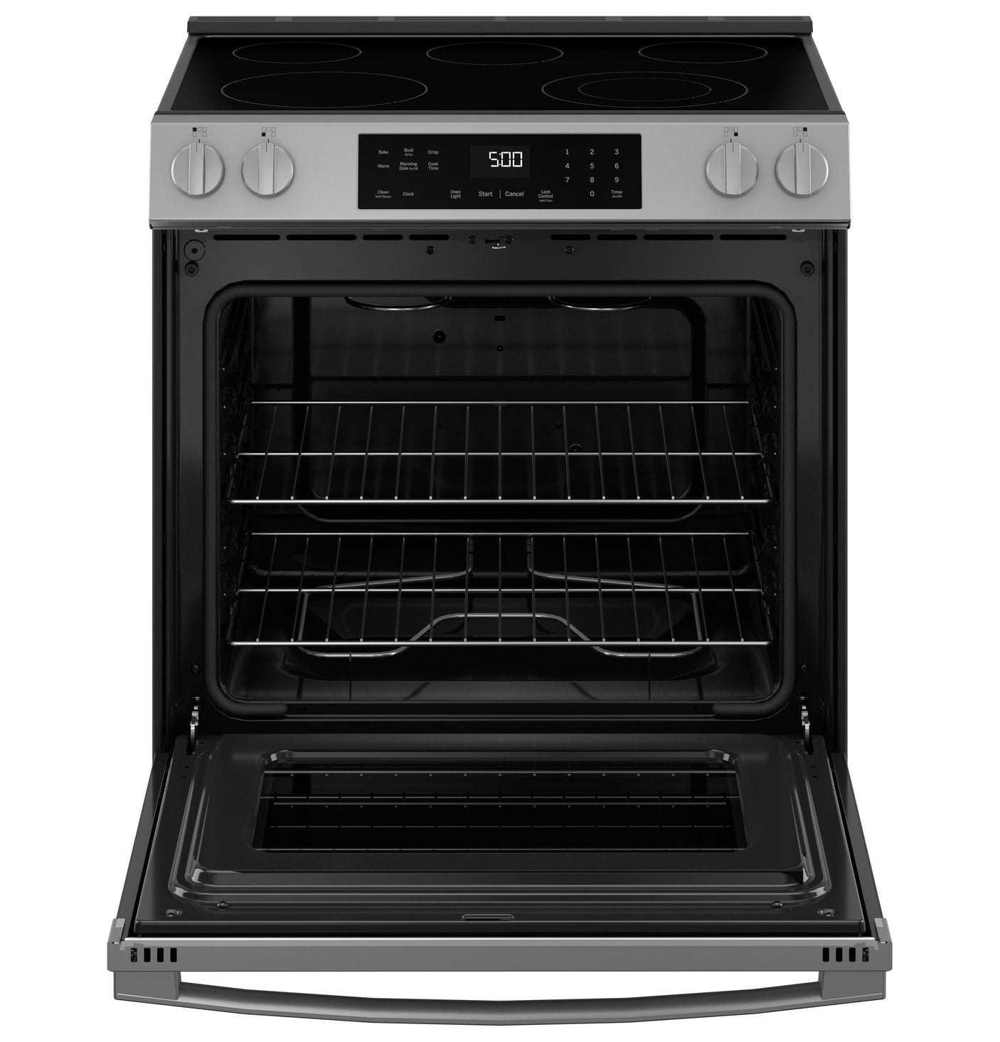 GE® ENERGY STAR® 30" Slide-In Electric Range with Crisp Mode