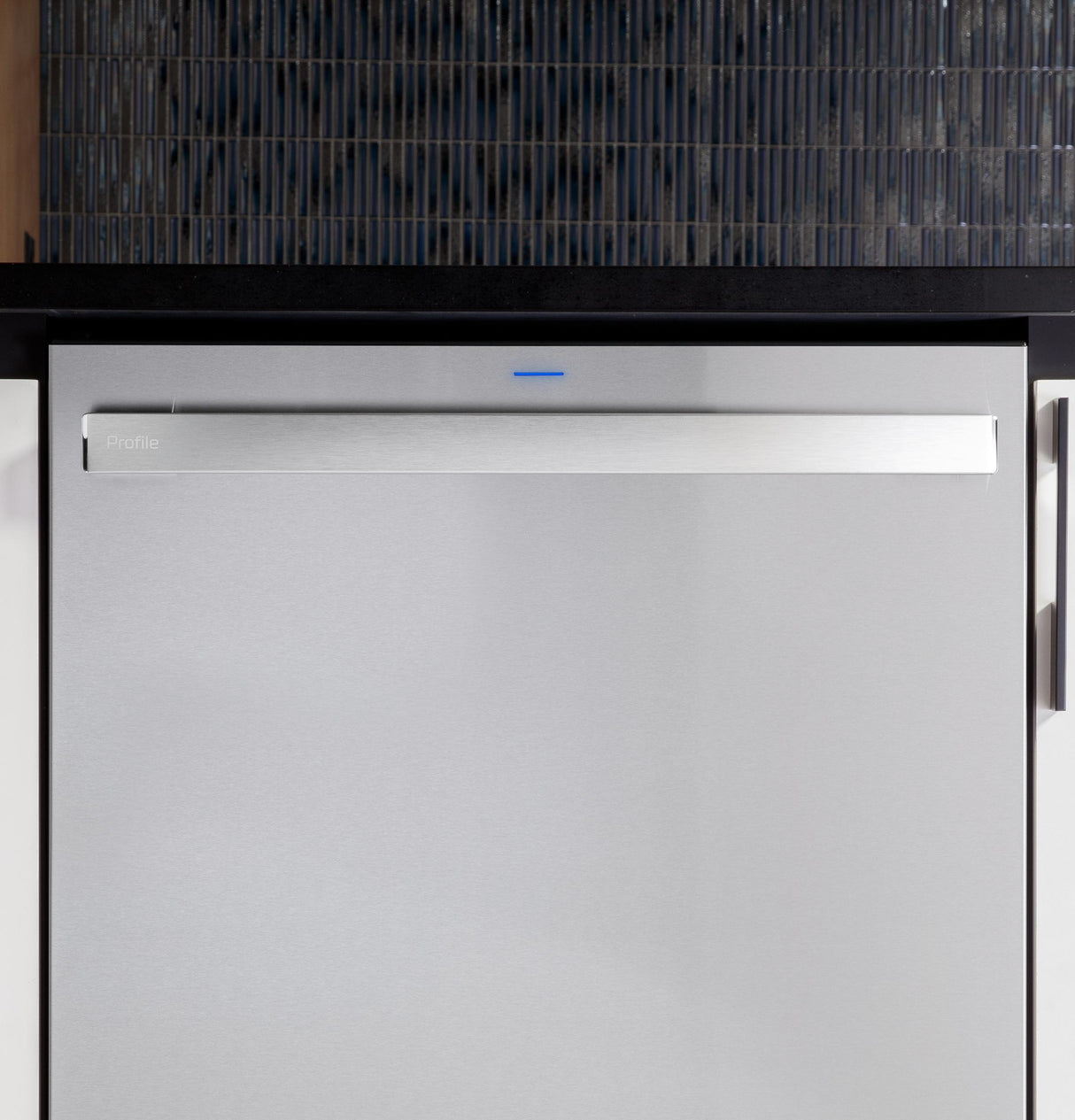 GE Profile™ ENERGY STAR® Fingerprint Resistant Top Control Stainless Interior Dishwasher with Microban™ Antimicrobial Technology