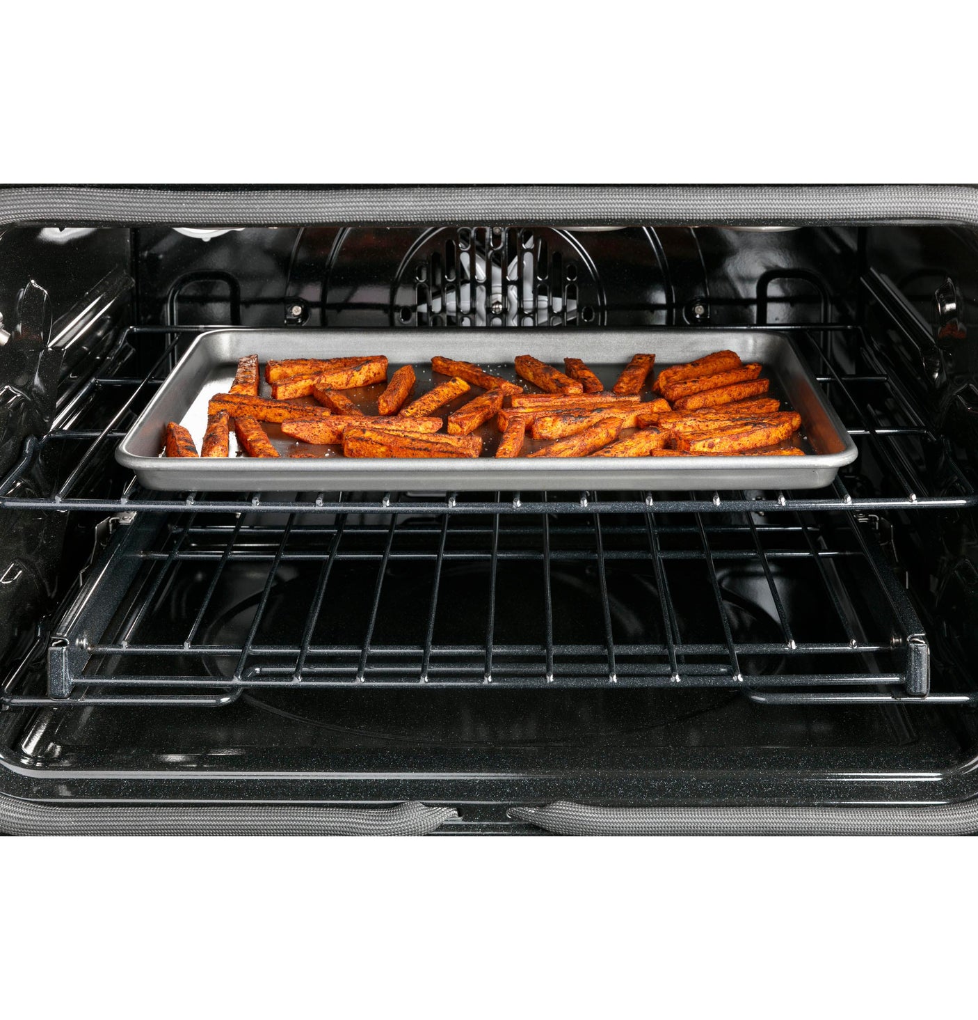 Café 30" Smart Slide-In, Front-Control, Dual-Fuel, Double-Oven Range with Convection