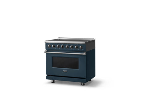 36"W. Induction Range (Finish: Squall, Trim: Polished Chrome)