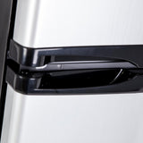 7.4 cu. ft. Apartment Size Refrigerator - Platinum with Black Cabinet / 7.4 cu. ft.