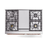 ILVE UND40FNMPRAPLP Nostalgie II Noblesse 40 inch Dual Fuel Range (Liquid Propane, Triple Glass Door, RAL, Copper)