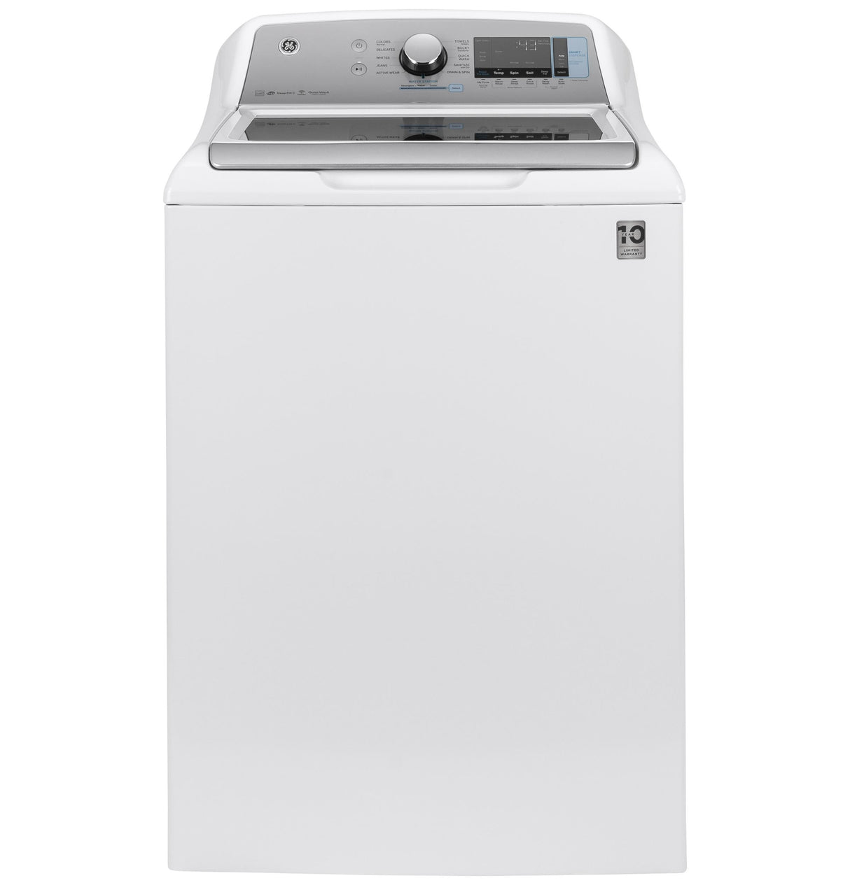 GE® ENERGY STAR® 5.2 cu. ft. Capacity Smart Washer with Sanitize w/Oxi and SmartDispense