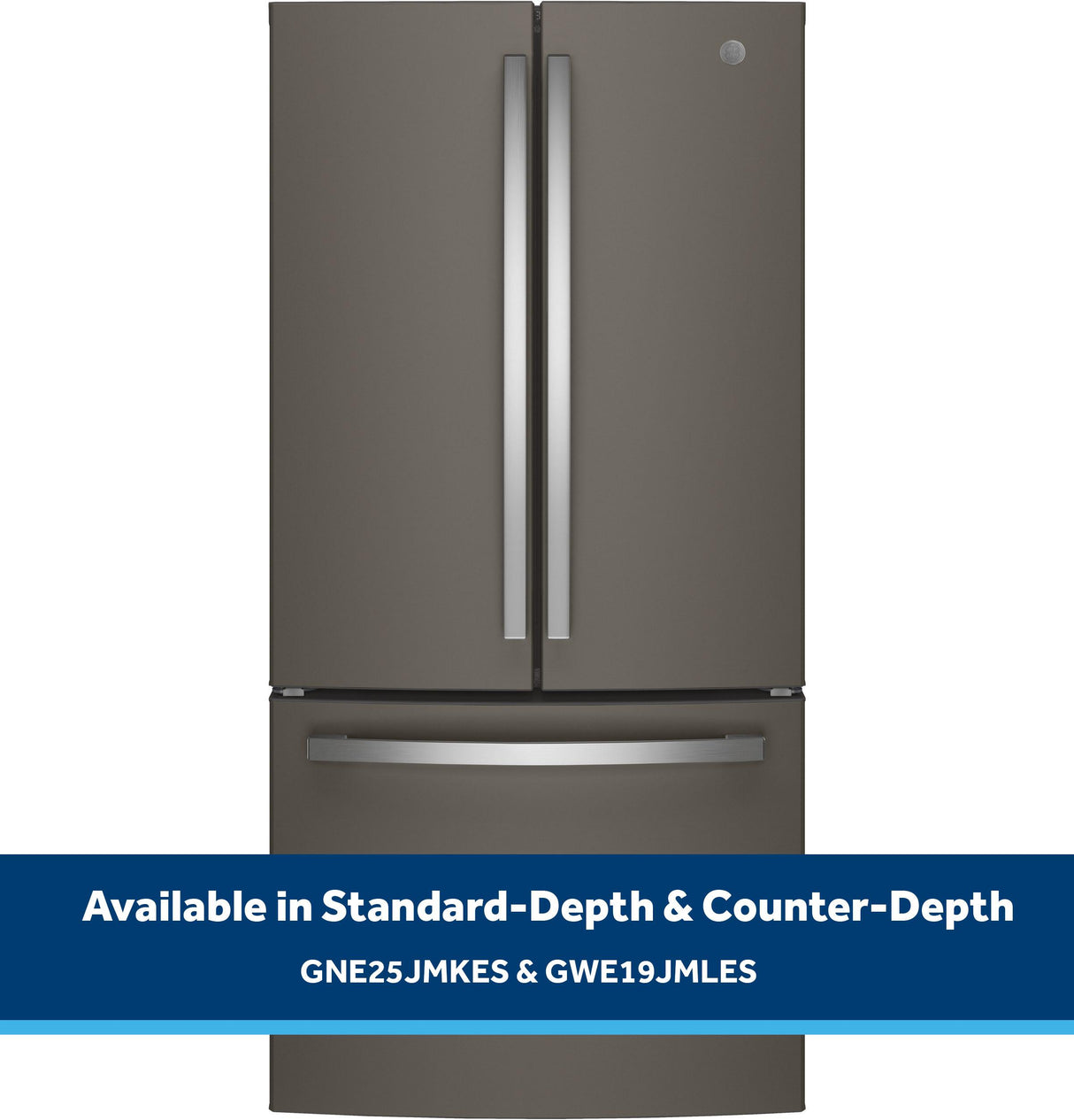 GE® ENERGY STAR® 18.6 Cu. Ft. Counter-Depth French-Door Refrigerator