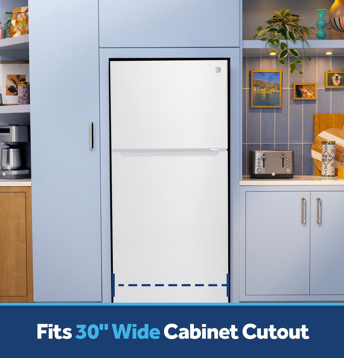 GE 19 Cu. Ft. Garage Ready Top-Freezer Refrigerator