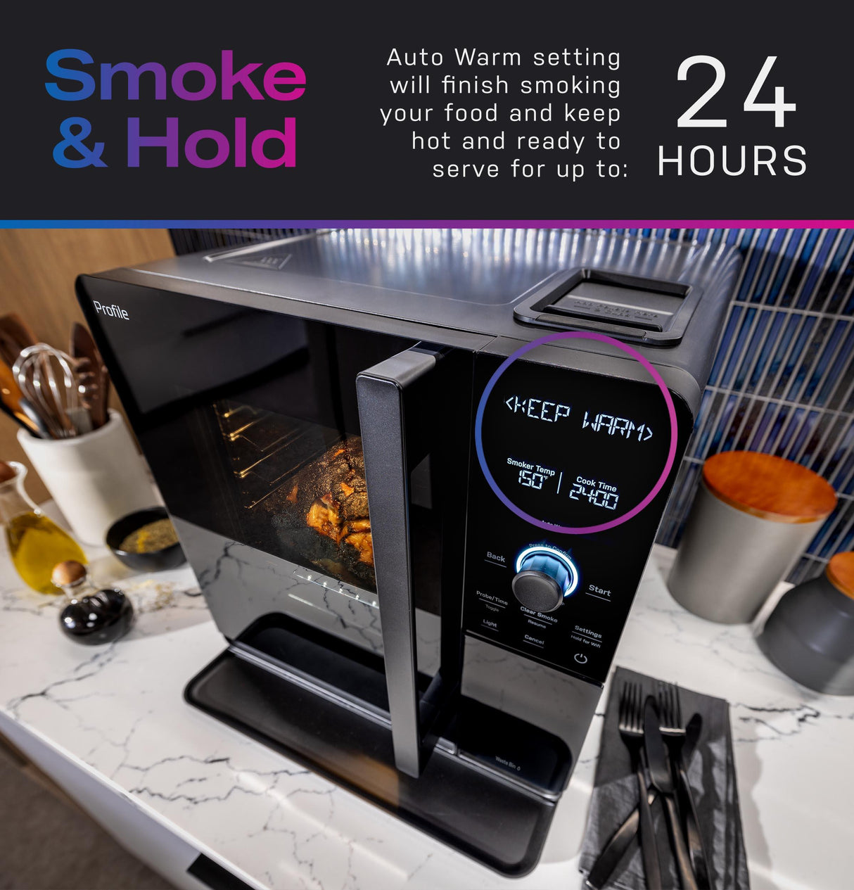GE Profile™ Smart Indoor Pellet Smoker