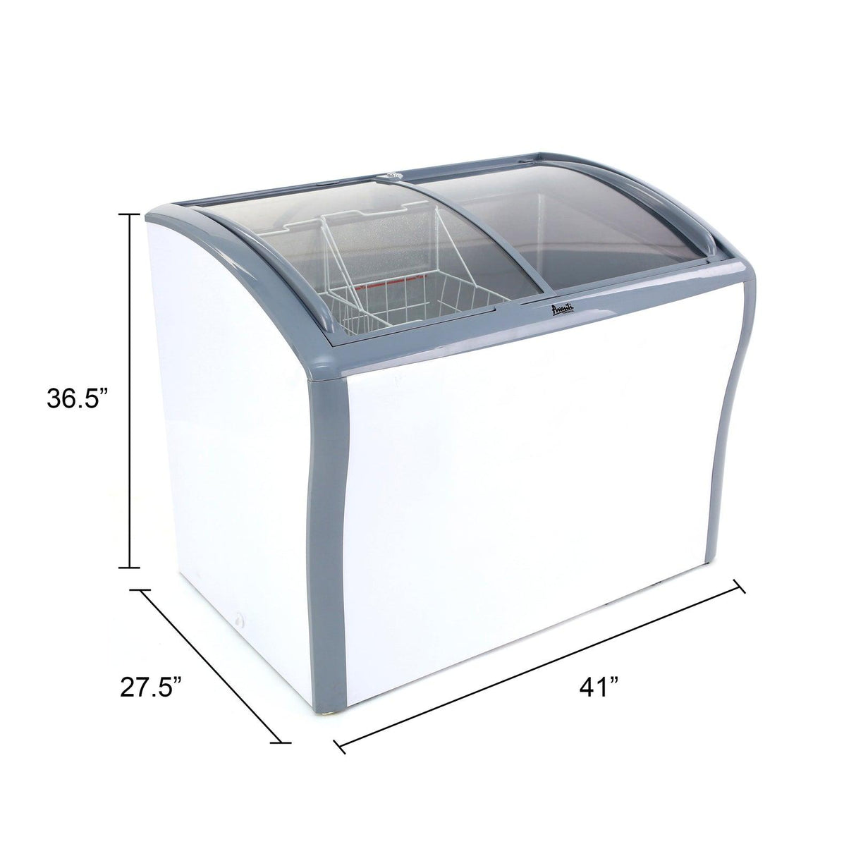 Avanti 9.5 cu. ft. Commercial Glass Top Freezer or Refrigerator