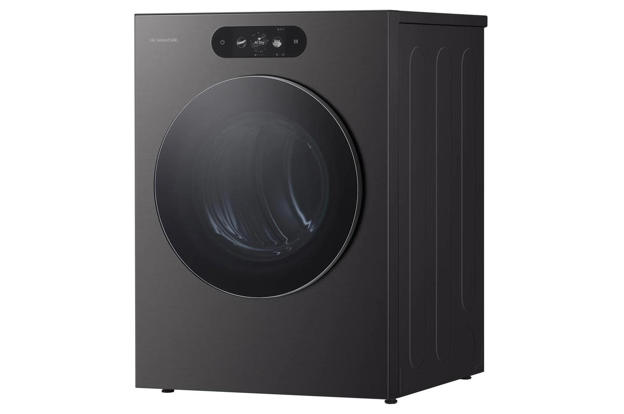 LG SIGNATURE 9.0 cu. ft. Mega Capacity Smart Front Load Electric Dryer with Built-In Intelligence, TurboSteam® and Touch LCD Control