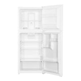 Verona VEFTF2412RWH 24 inch Top Freezer Refrigerator with 12 cu. ft. Total Capacity, Reversible Doors, Recessed Handle, Energy Star (White)