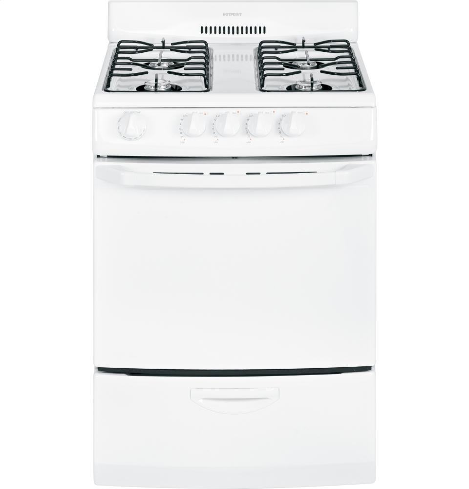 Hotpoint® 24" Free-Standing Gas Range