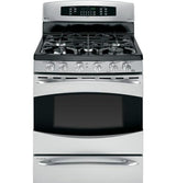 GE Profile™ Series 30" Dual-Fuel Free-Standing Range with Baking Drawer