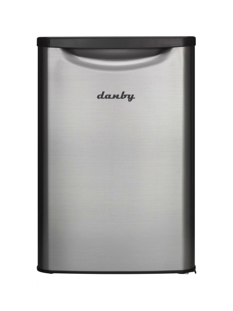Danby 2.6 cu. ft. Compact Fridge in Stainless Steel Look