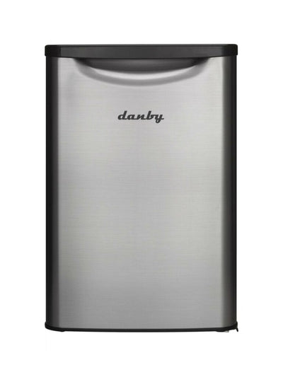 Danby 2.6 cu. ft. Compact Fridge in Stainless Steel Look
