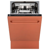 ZLINE 18" Tallac Series 3rd Rack Top Control Dishwasher with Traditional Handle, 51dBa [Color: Copper]