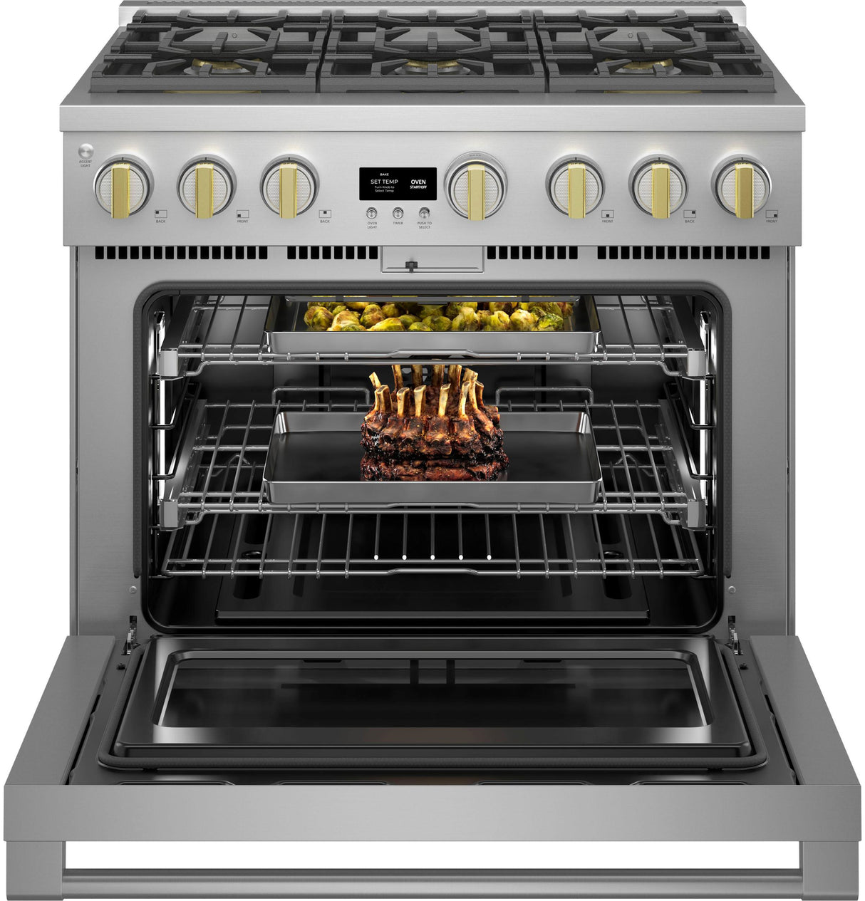 Monogram 36" All Gas Professional Range with 6 Burners