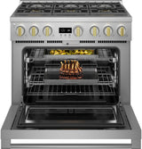 Monogram 36" All Gas Professional Range with 6 Burners