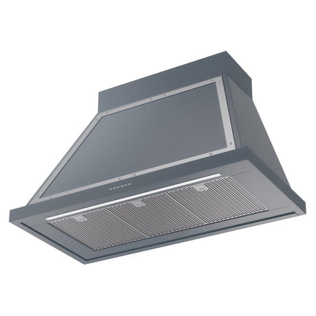 ILVE UANB40BGC Nostalgie Noblesse 40 inch Range Hood (Blue Grey, Chrome)