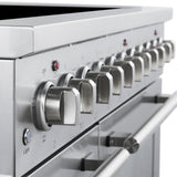 Forno Paolo 48 Inch Freestanding Electric Range, Stainless Steel, 6.7 cu.ft, True Convection Oven, Energy Efficient
