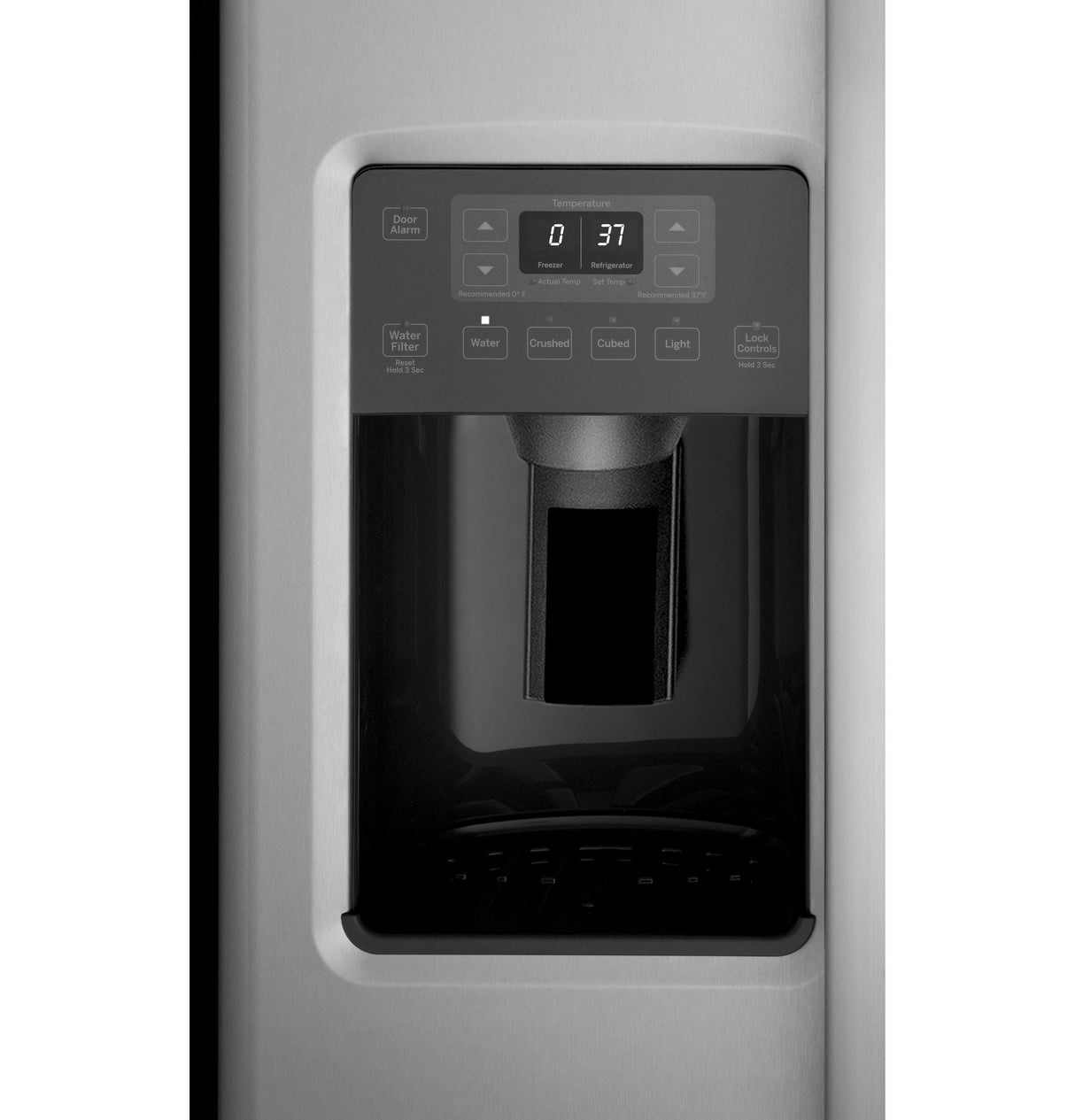 GE® 23.2 Cu. Ft. Side-By-Side Refrigerator