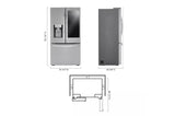 30 cu. ft. Smart InstaView® Door-in-Door® Refrigerator with Craft Ice™