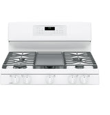 GE® 30" Free-Standing Gas Double Oven Convection Range
