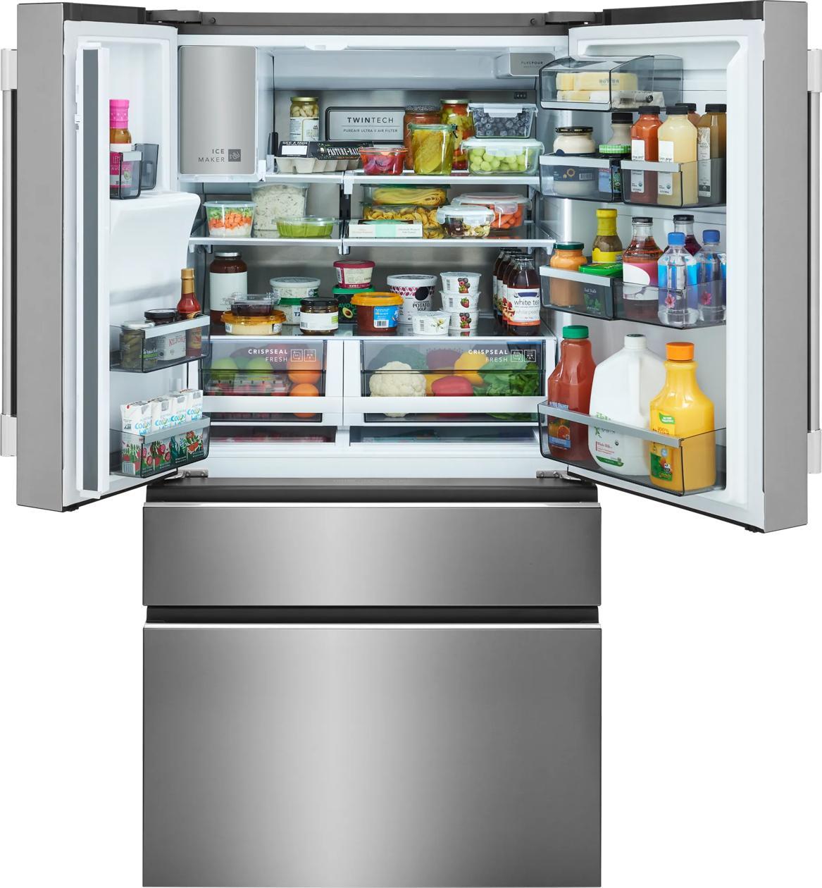 26 Cu. Ft. Standard-Depth 4-Door French Door Refrigerator