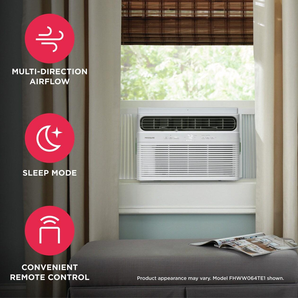 6,000 BTU Window Room Air Conditioner