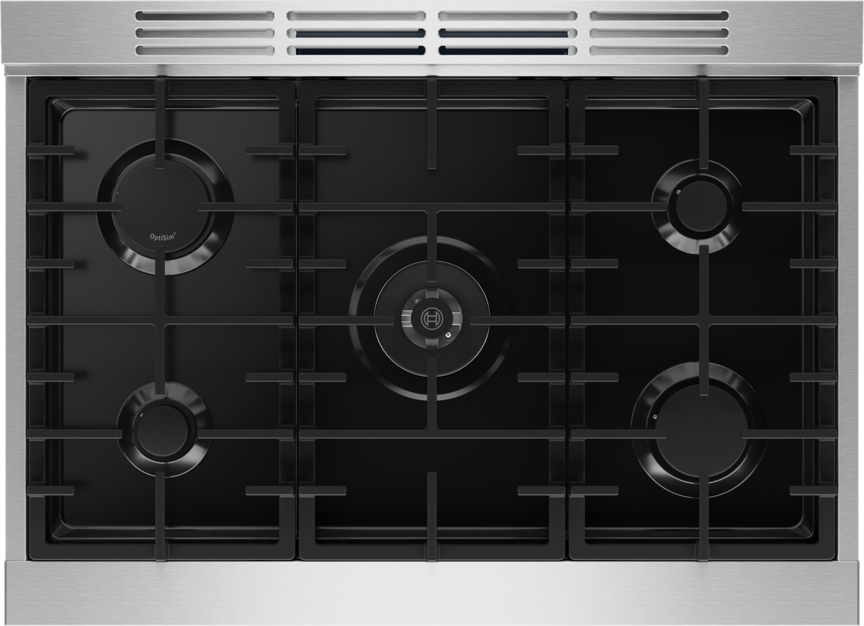 500 Series, Dual fuel freestanding range, 36'', Stainless steel