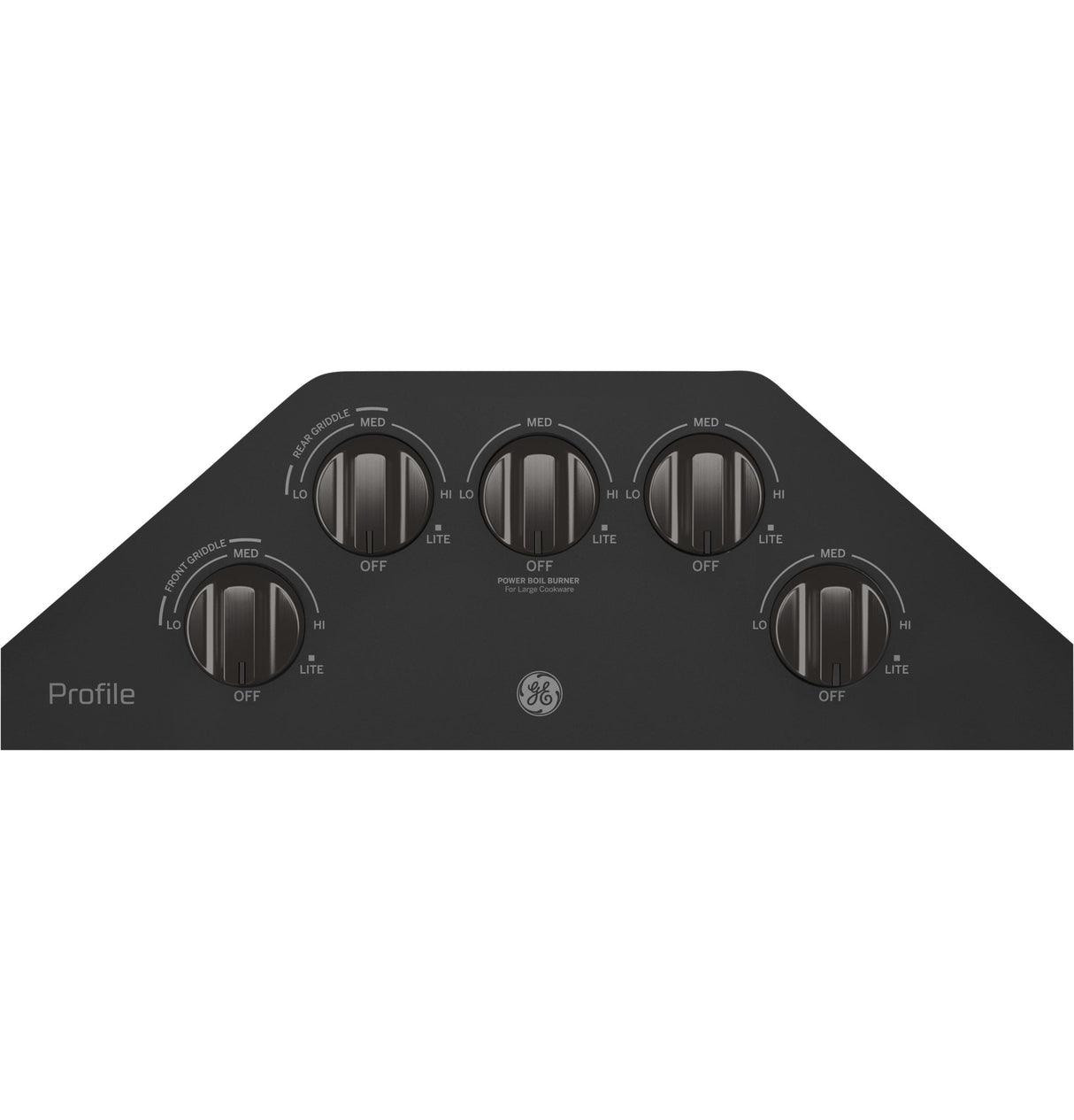 GE Profile™ 30" Built-In Gas Cooktop with 5 Burners and an Optional Extra-Large Cast Iron Griddle
