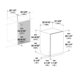 24" OVERLAY BUILT-IN DISHWASHER
